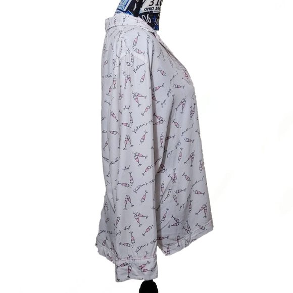 Victoria's Secret Flannel w Embroidered Pocket - Picture 3 of 10